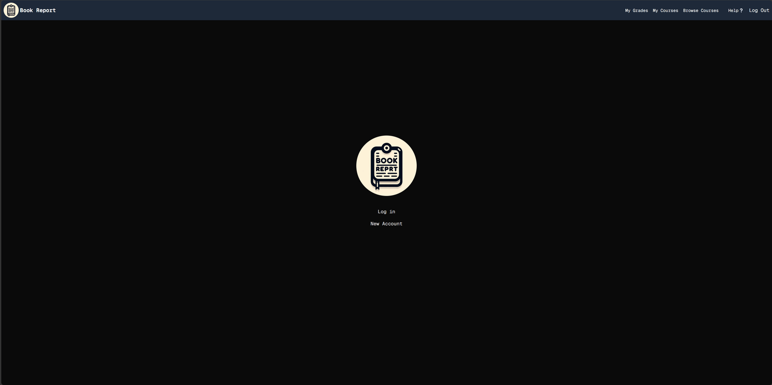 BookReport app preview